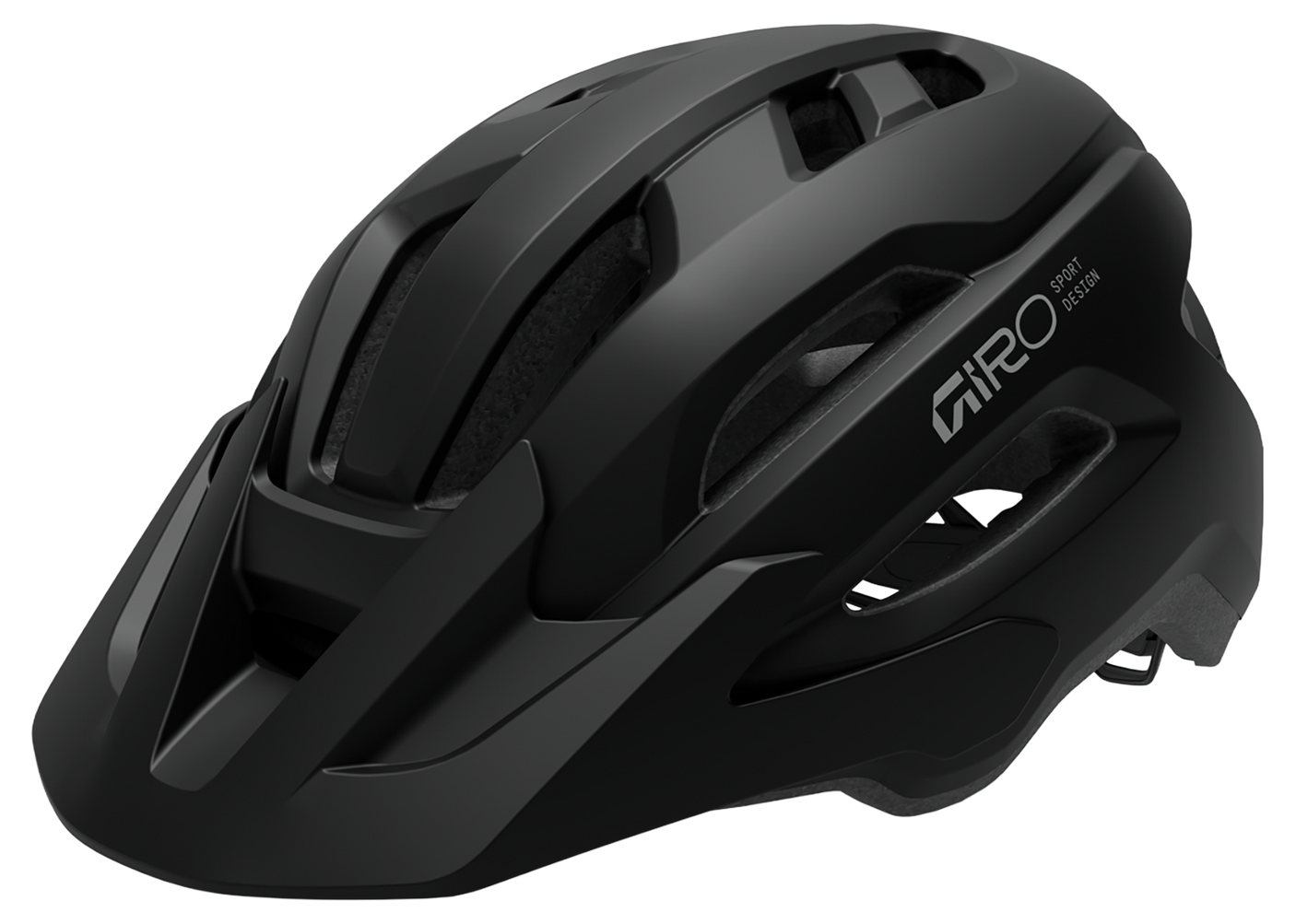 Giro Fixture II mat zwart/grijs