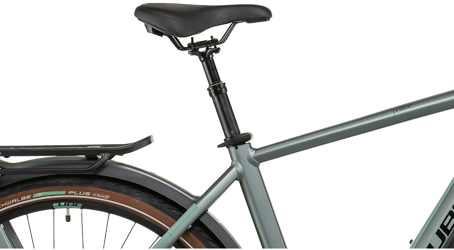 Cube Kathmandu Hybrid EXC 750 zilvergroen'n'zwart