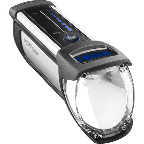 Busch + Müller Ixon Space LED accu koplamp zwart