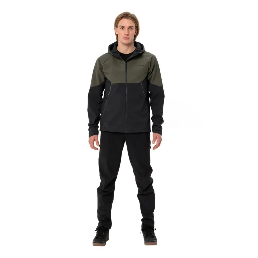 VAUDE Heren Qimsa Softshell Jas kaki