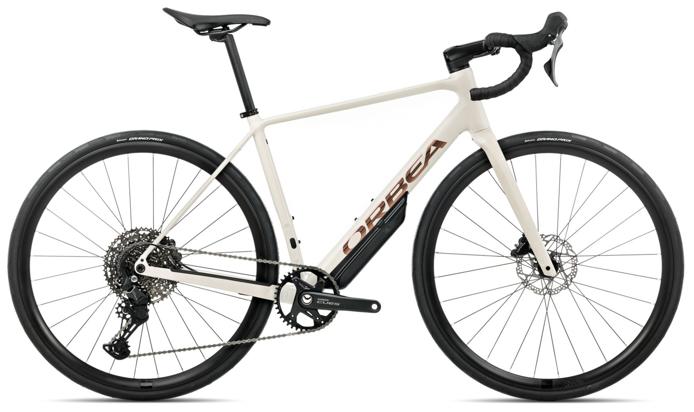 Orbea AVANT H45 1x Ivoorwit - Titanbrons (Glans) (2026)