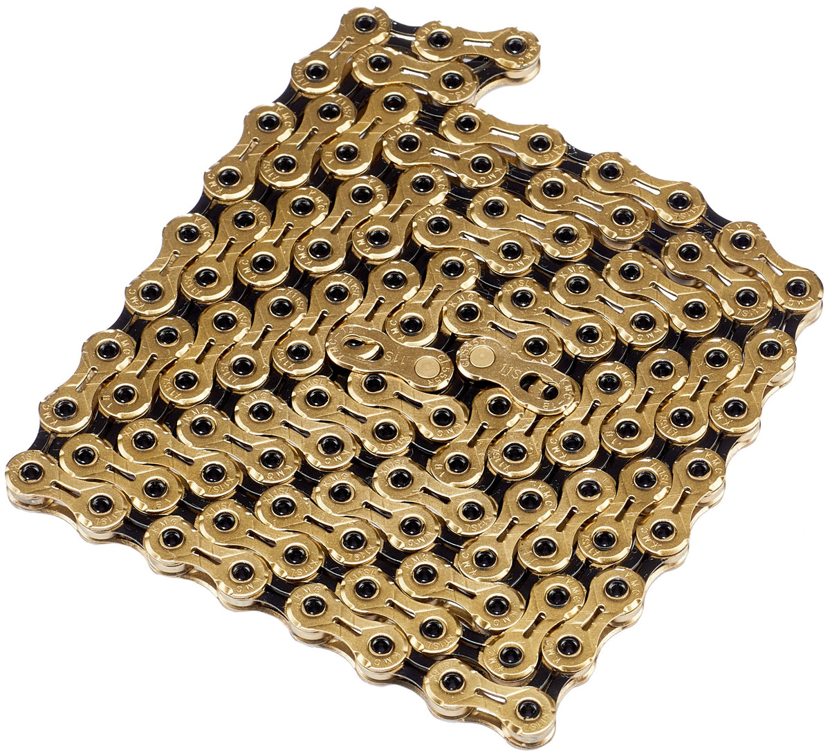 KMC X11SL Ti-N ketting 11-speed goud/zwart
