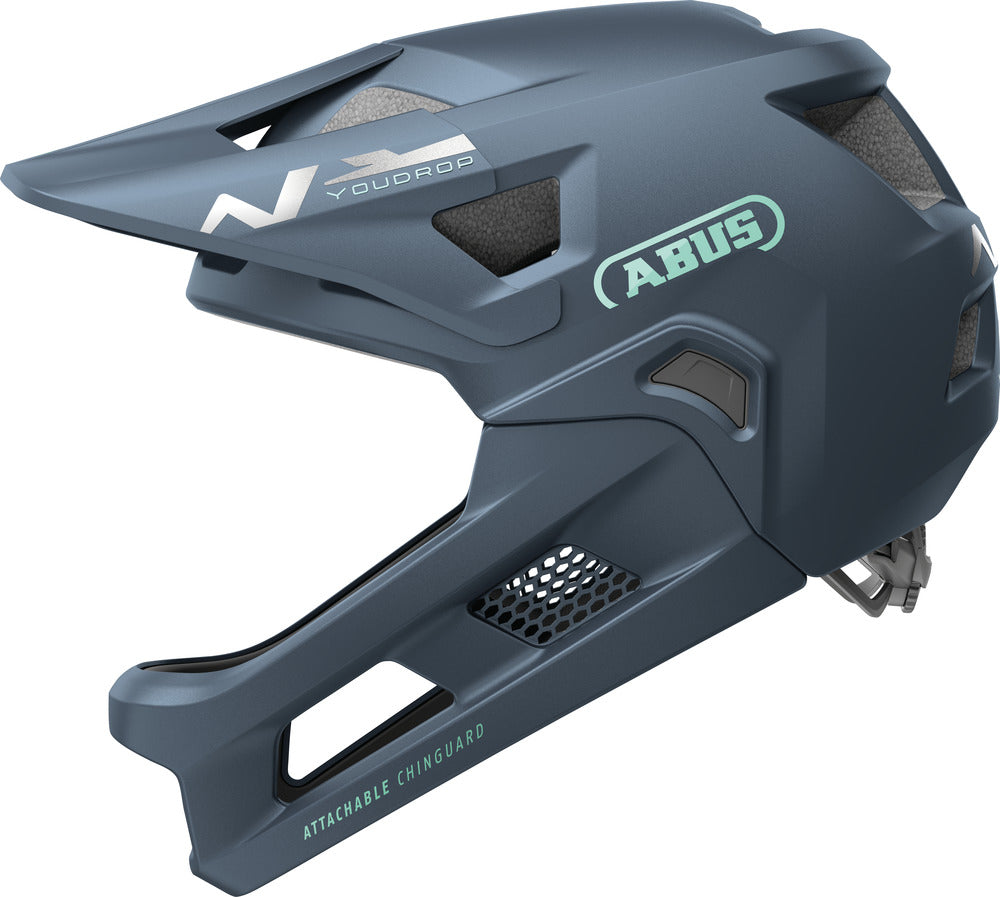 ABUS Youdrop FF Helm Kids middernachtblauw