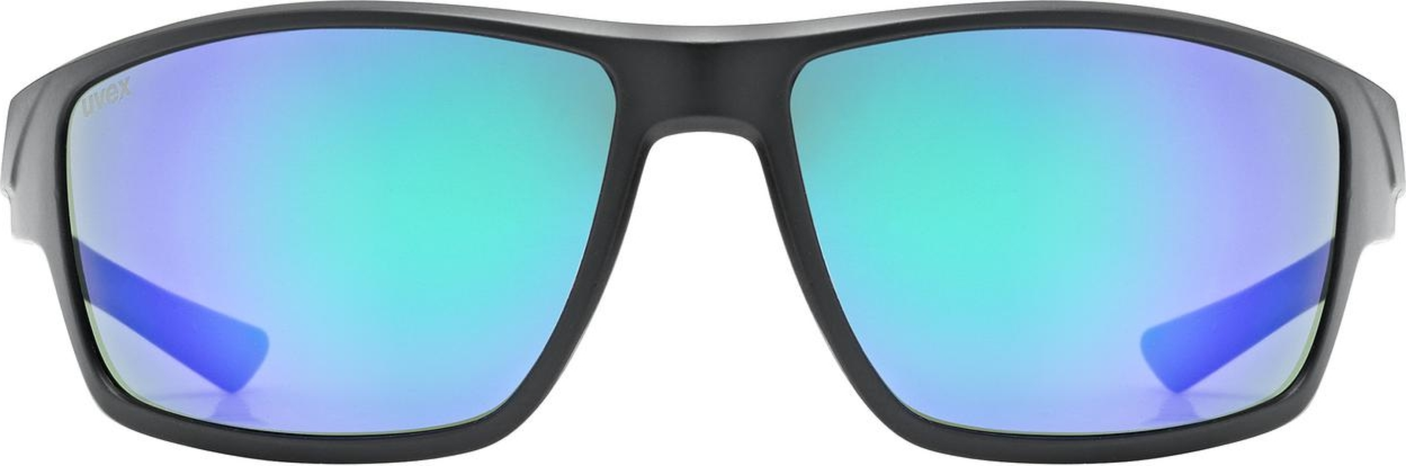 uvex Sportstyle 230 fietsbril Zwart Mat / Mirror Green