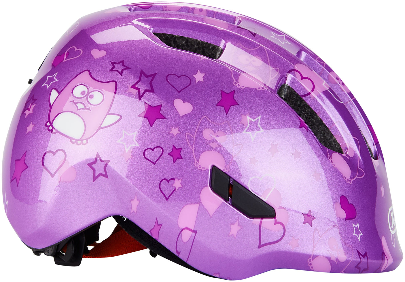 ABUS Smiley 3.0 Helm Kids paars ster