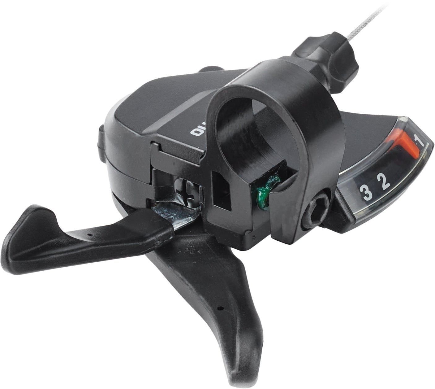 Shimano SL-M315 Rapidfire Plus 3-speed linker shifter zwart