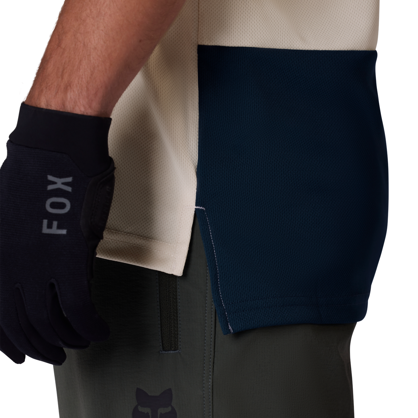 Fox Ranger SS Jersey Wordmark Krijt