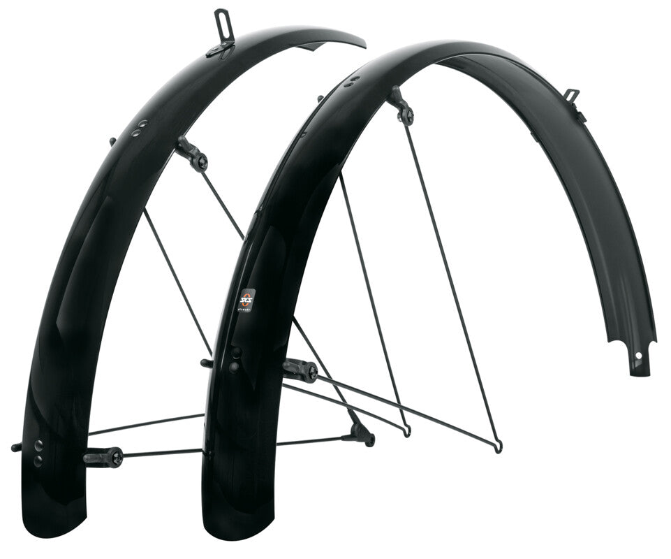 SKS Bluemels Basic spatborden set 26" 60mm zwart