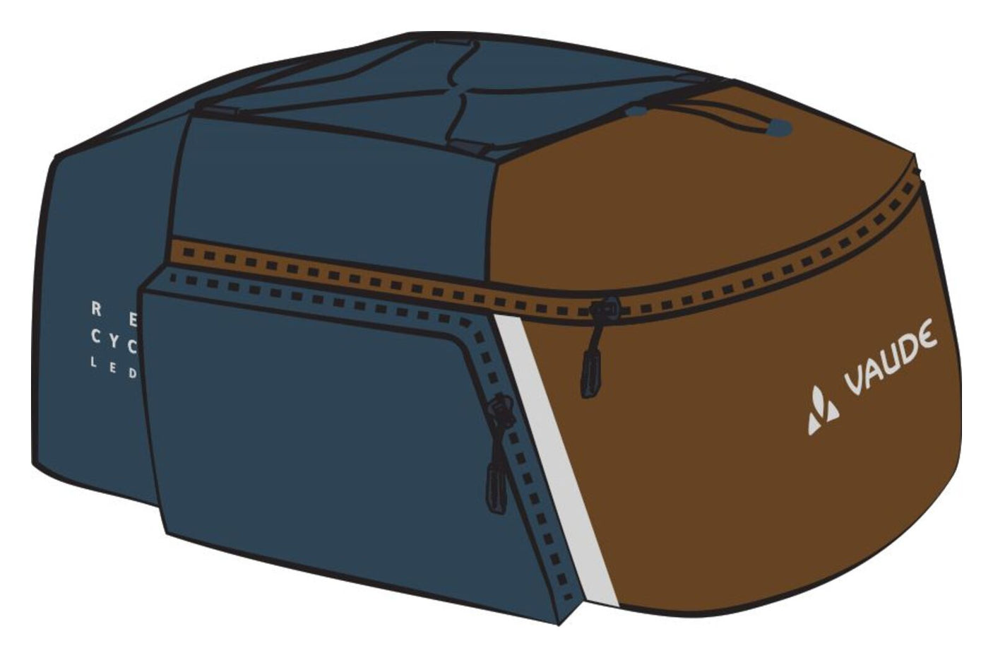 VAUDE Fietsendrager blauw