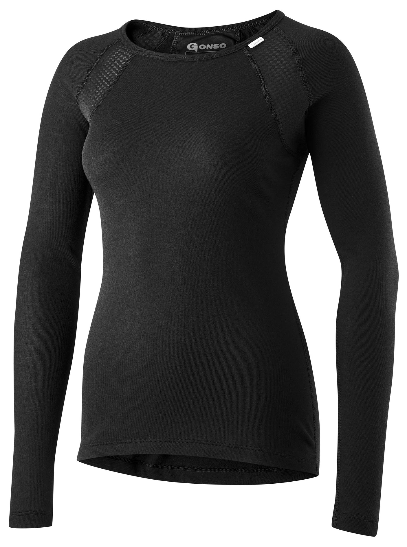 Gonso Base Shirt Longsleeve Therm Dames Zwart