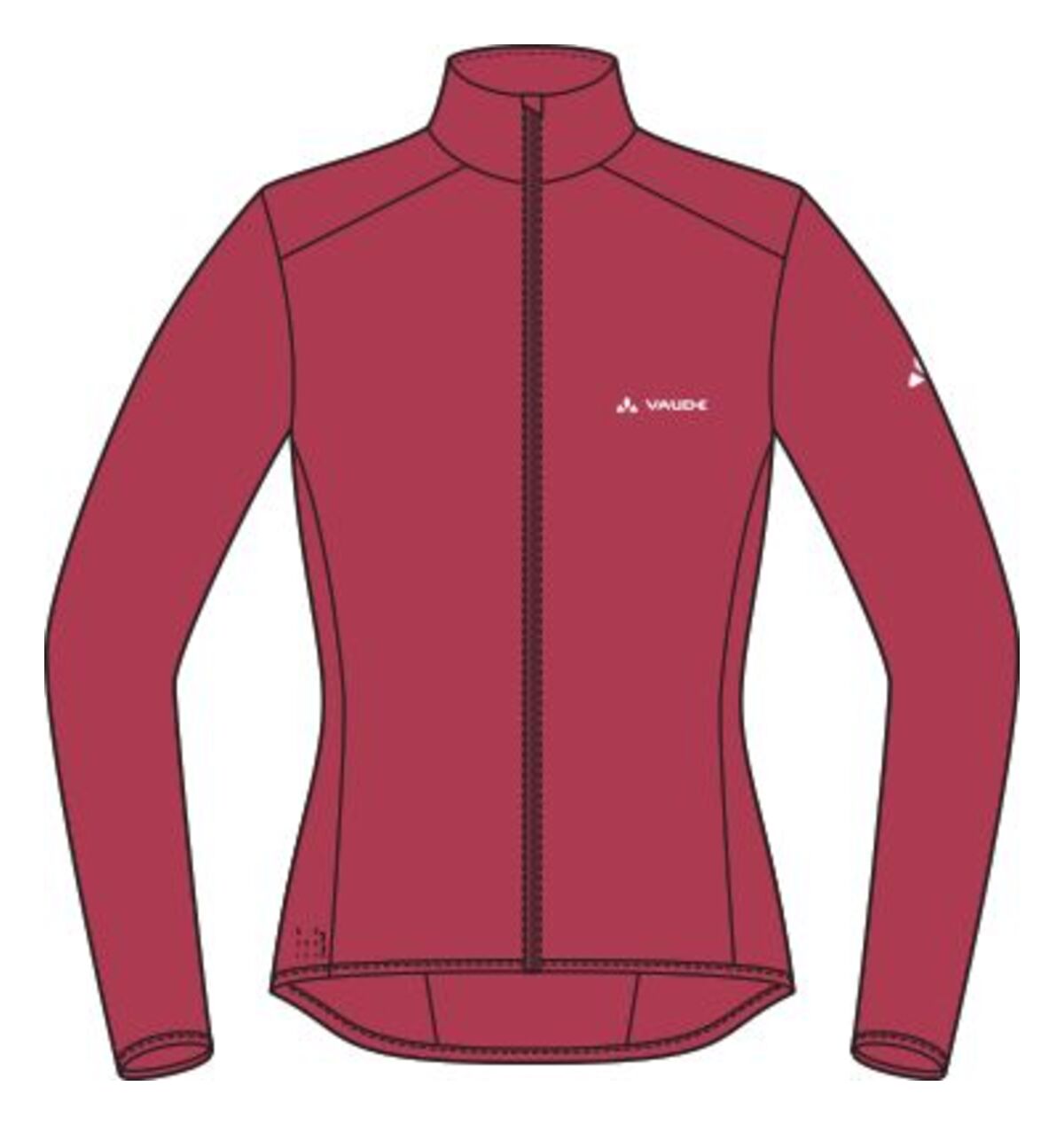 VAUDE Matera Air Jas Dames baksteen
