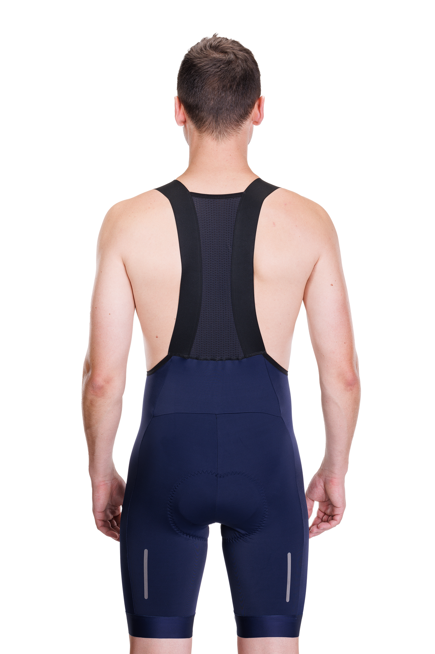 CUBE BLACKLINE korte dragerbroek heren donkerblauw