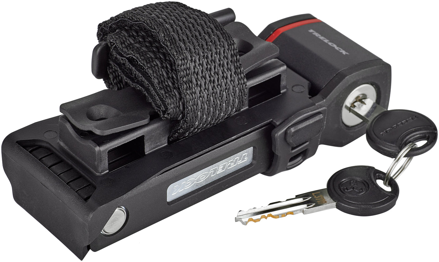 Trelock FS 280 TWO.GO vouwslot incl. ZF 280 X-Move houder zwart