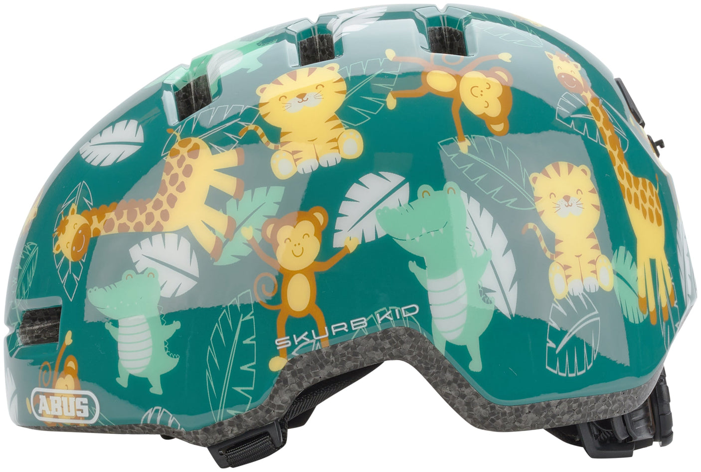 ABUS Skurb Helm Kinder groen/multicolor