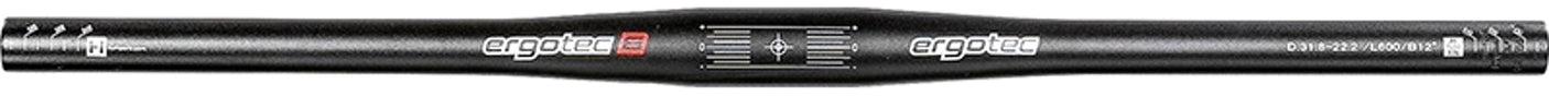 Humpert Flatbar Stuur Ø31,8mm 780B Alu zwart