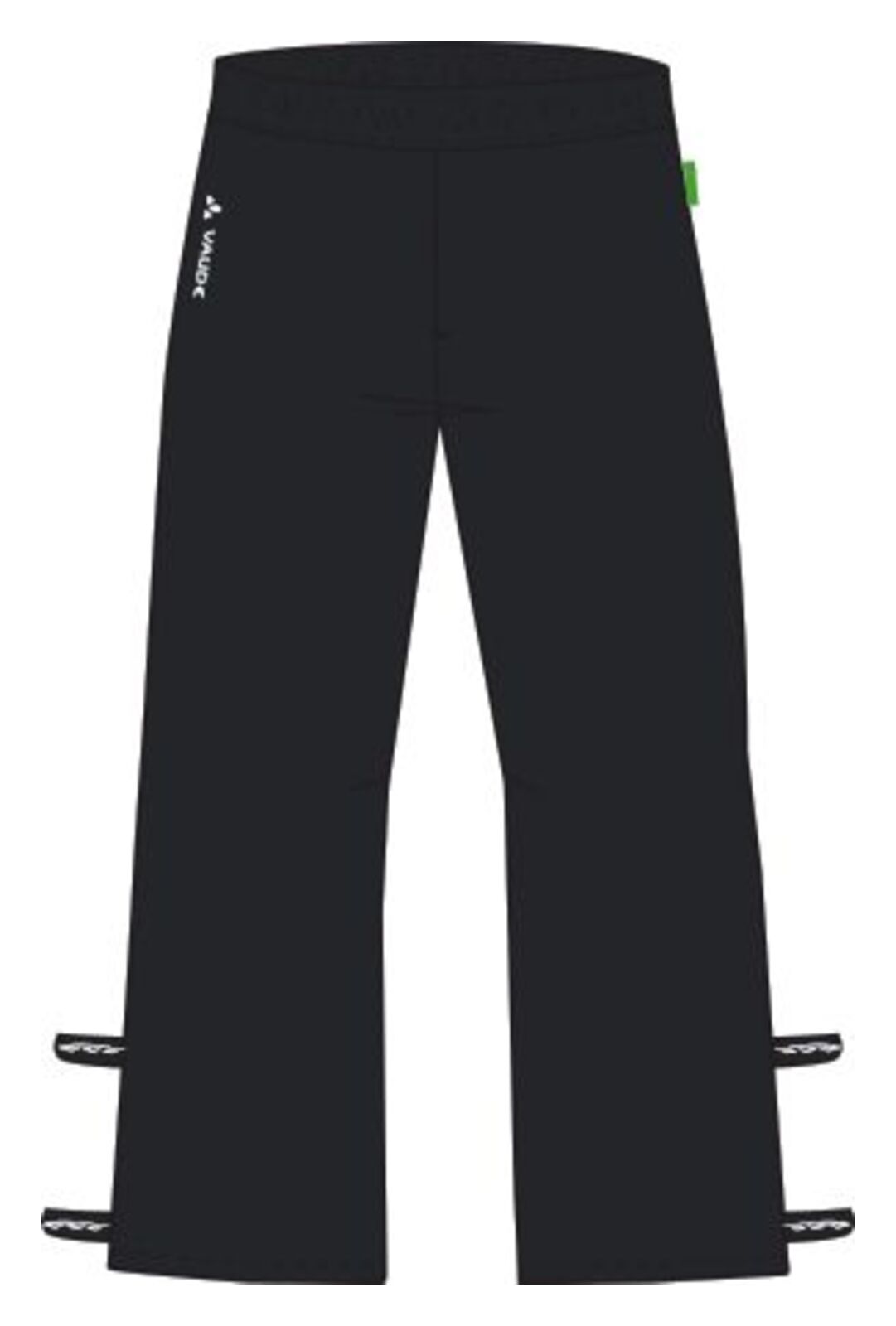 VAUDE Fluid II Full-Zip broek heren zwart