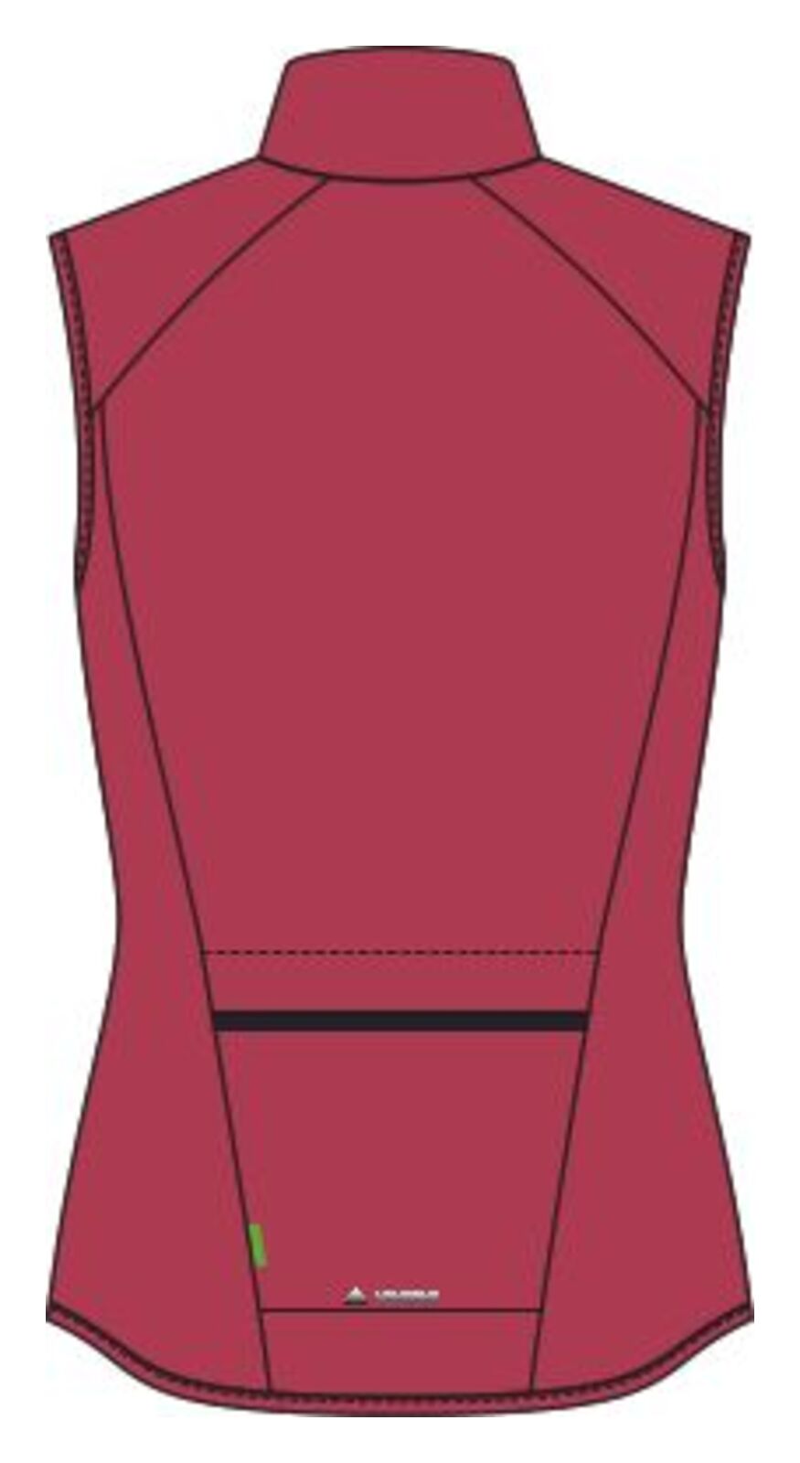 VAUDE Matera Air Vest Dames oranje