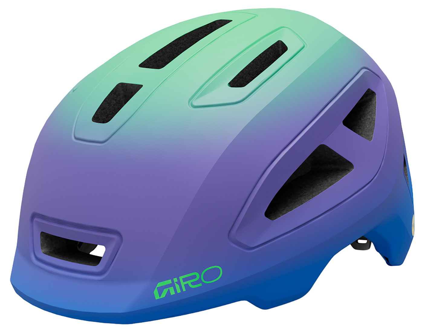 Giro Scamp II Kinderhelm mat blauw/groen