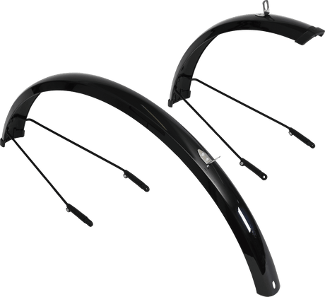 PUKY spatbordset 24" zwart