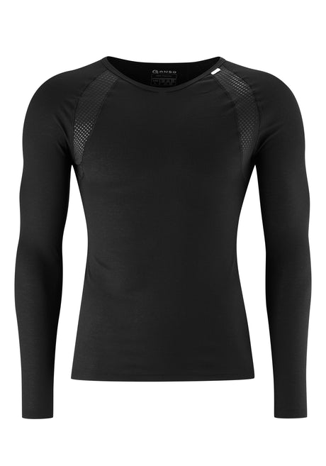 Gonso Base Shirt Longsleeve Therm Heren Zwart