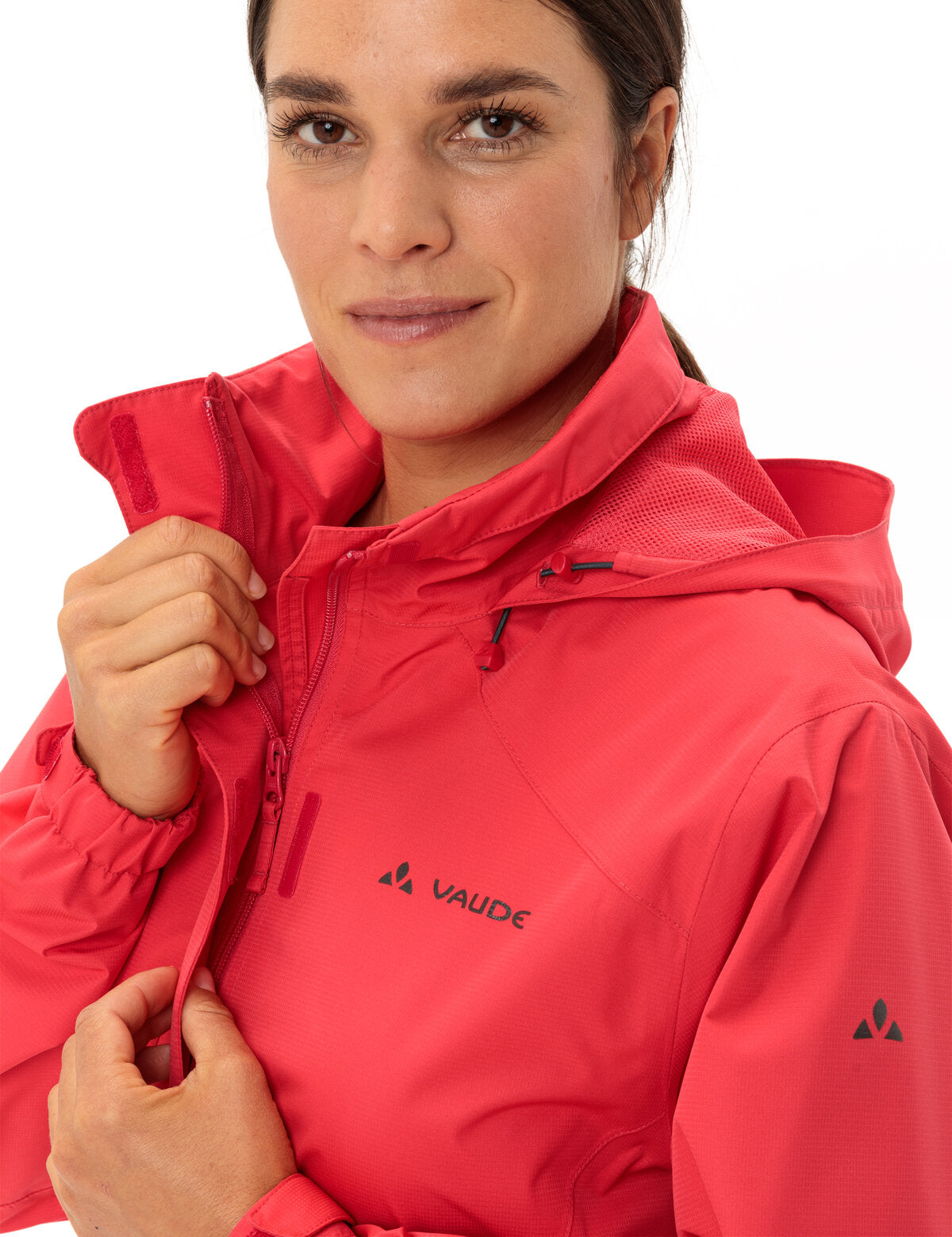 VAUDE Escape Bike Light Jacket Dames rood