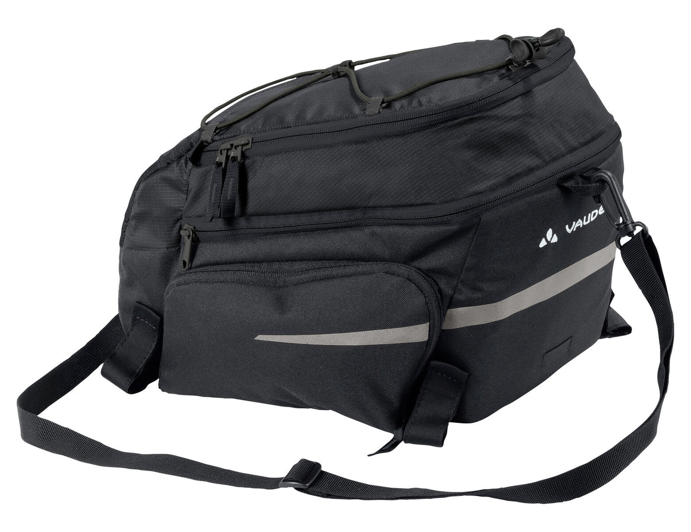 VAUDE Silkroad Plus Bagagedragerstas Snap-It zwart