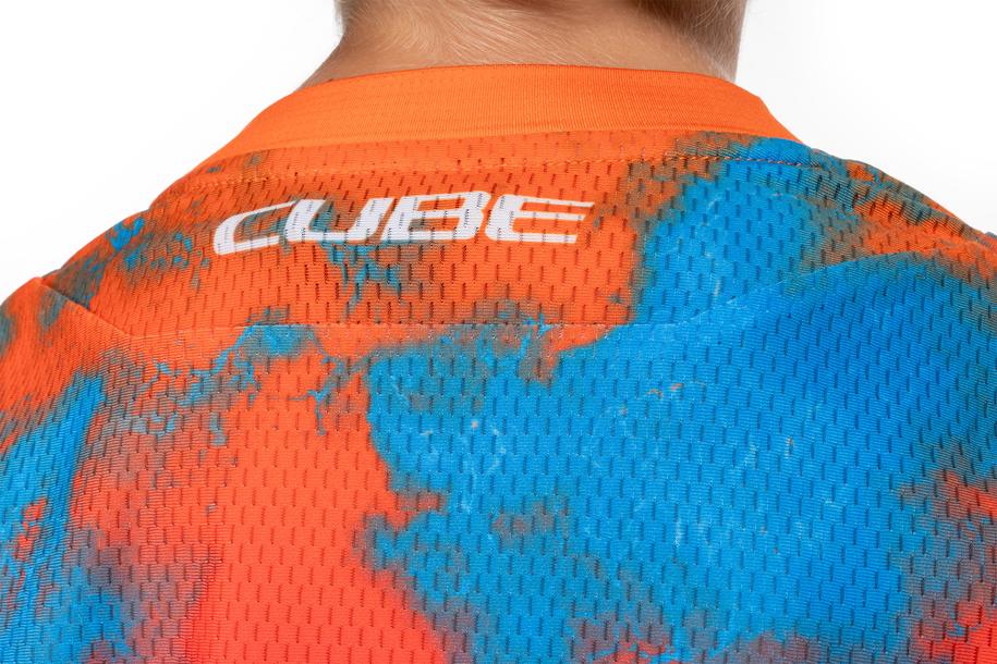 Cube MTB Trikot ROOKIE X Actionteam korte mouw black´n´blue