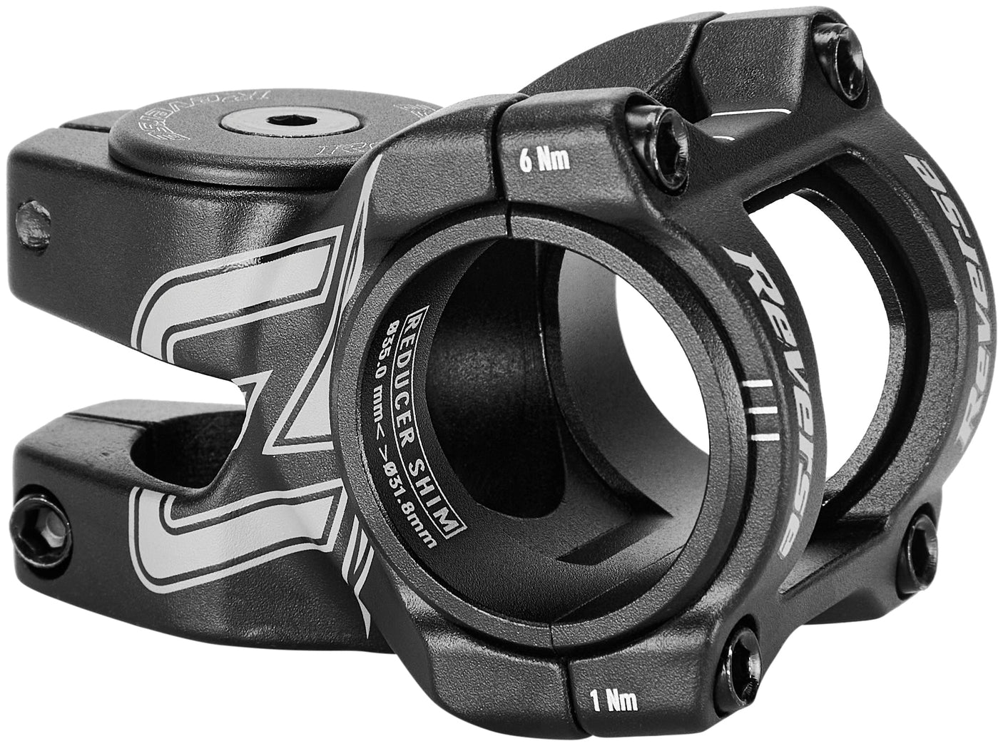 Reverse E-Black One D-2 stuurpen Ø31,8mm zwart