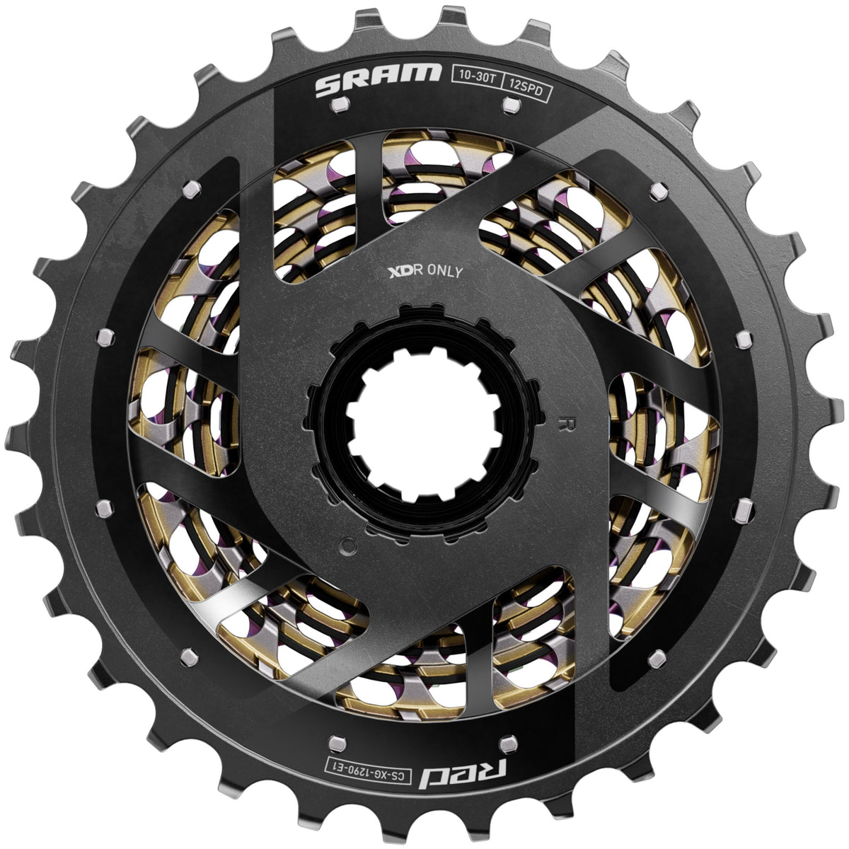 SRAM Cassette XG-1290 E1 X-Glide rainbow