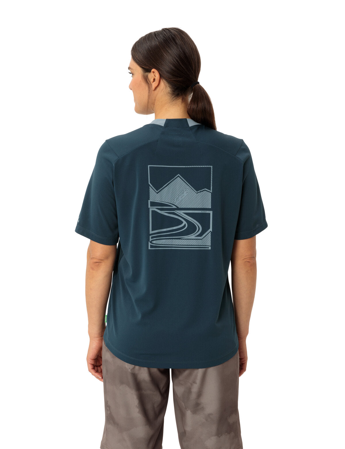 VAUDE Loamer Shirt Dames blauw