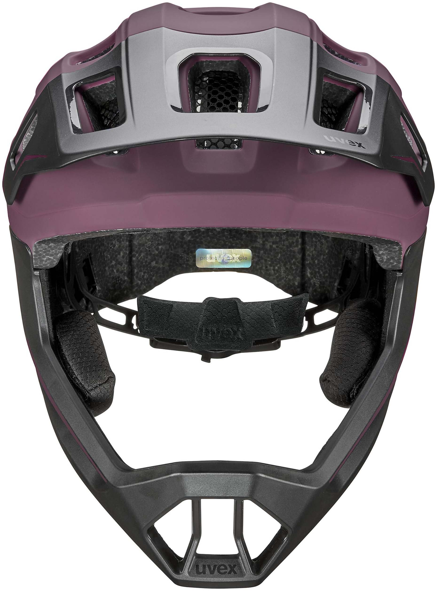 uvex React Jr. Fullface kinderhelm Cranberry mat