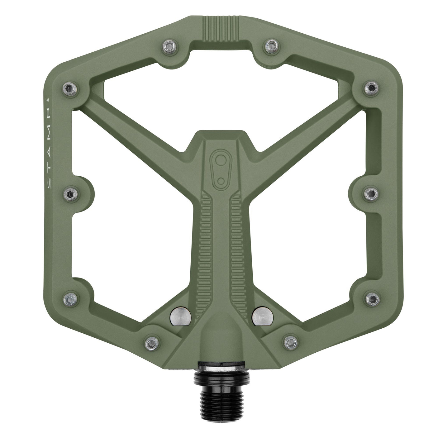 Crankbrothers Stamp 1 Gen 2 Large platformpedaal groen