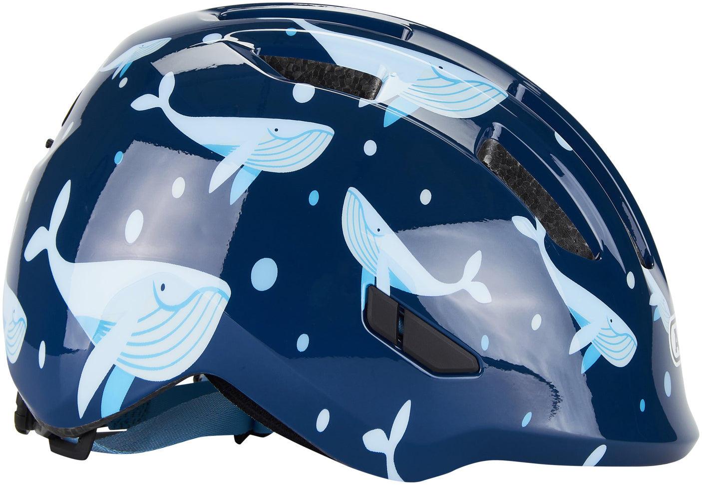 ABUS Smiley 3.0 Helm Kids blauwe vinvis