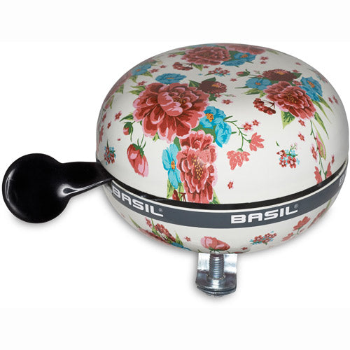 Basil Bloom Fietsbel Ø80mm wit/veelkleurig
