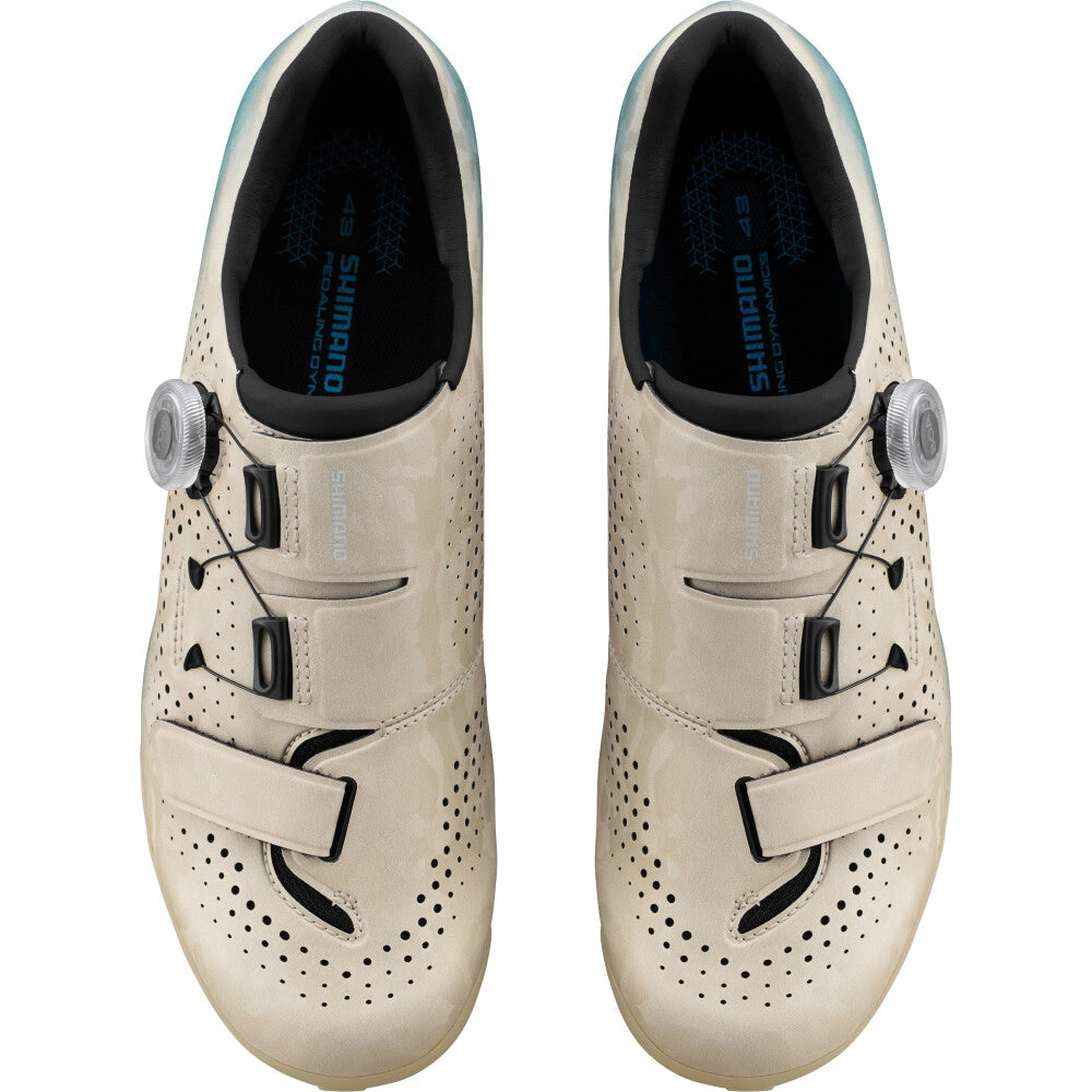 Shimano RX600 Gravel-schoenen beige/blauw