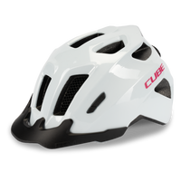 Cube Helm FINK flashwhite'n'pink
