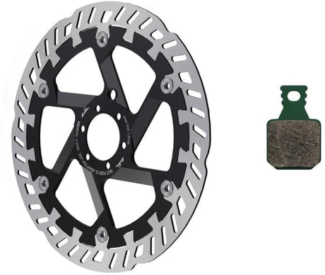 Magura MT eSTOP Geoptimaliseerde kit met 8.S MDR-P 6-gaats Ø180mm remschijf en remblokken