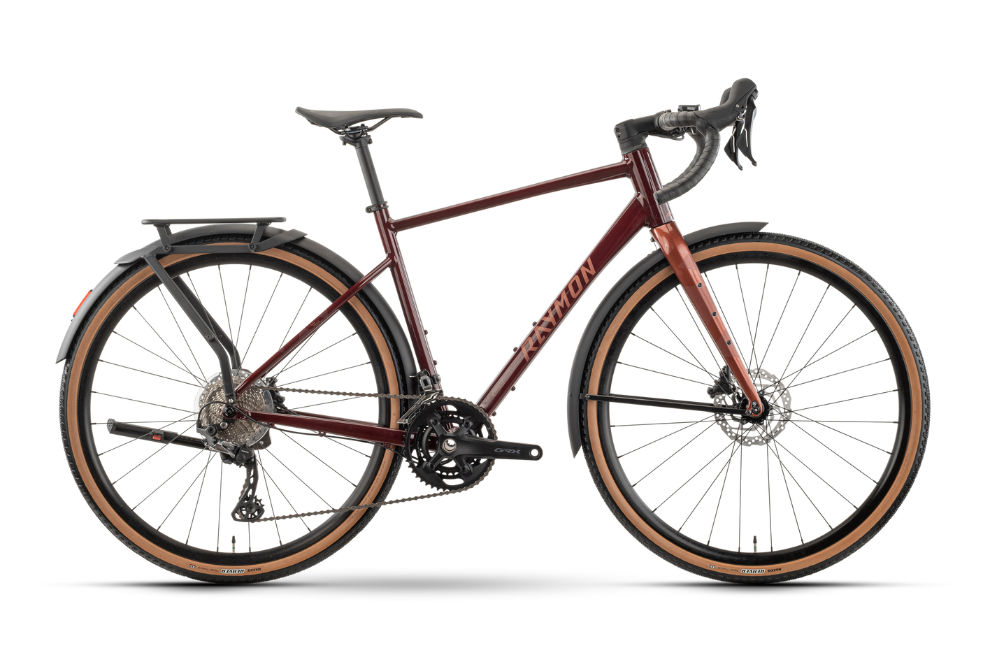 Raymon Territ Pro Street kastanjebruin/steenrood