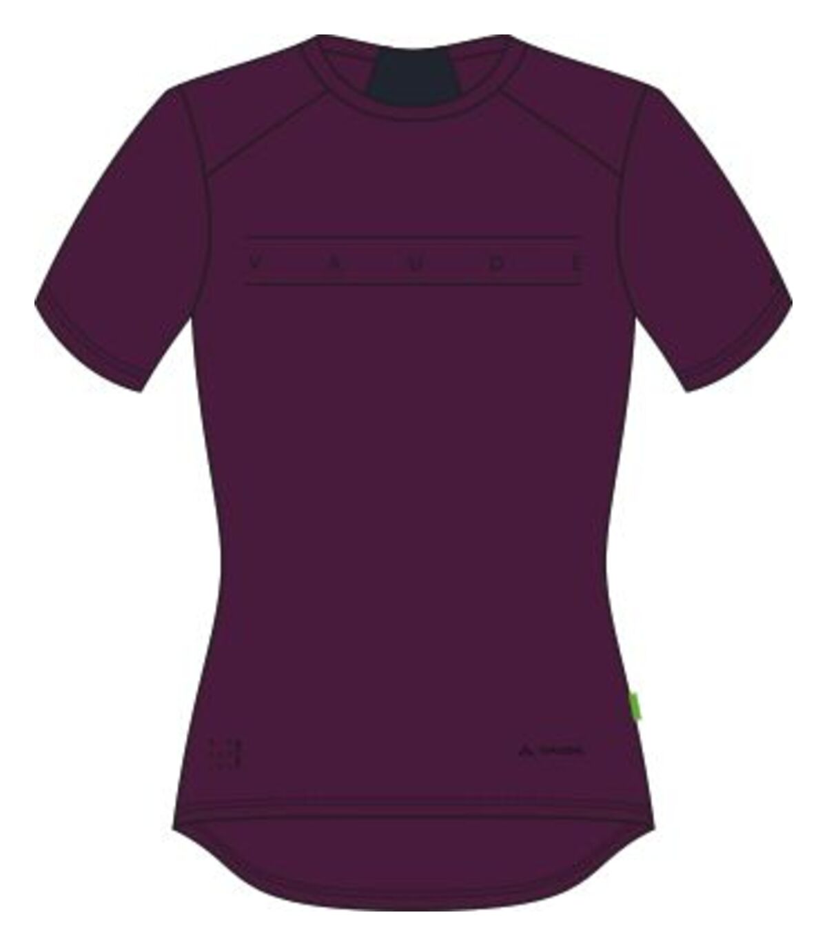 VAUDE Qimsa Logo Shirt Dames cassis