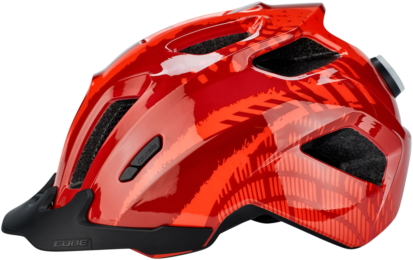 CUBE Helm ANT Kinder rood splash