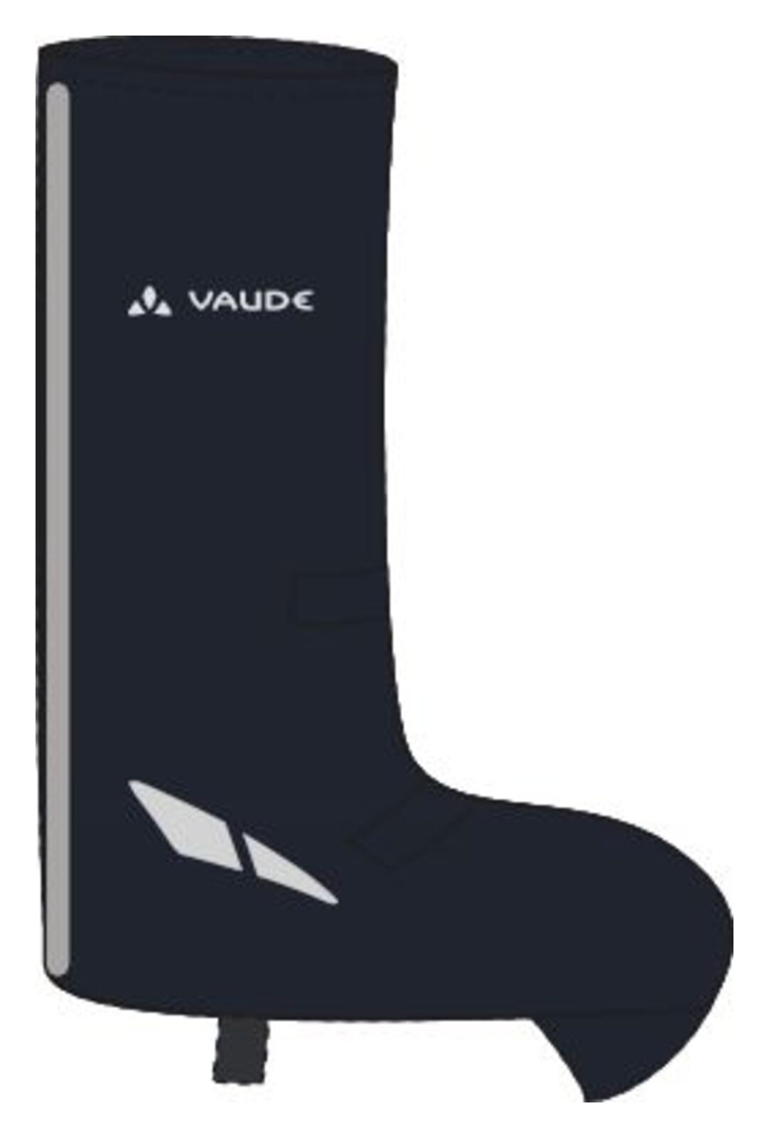 VAUDE Fietsgamaschen Lang zwart