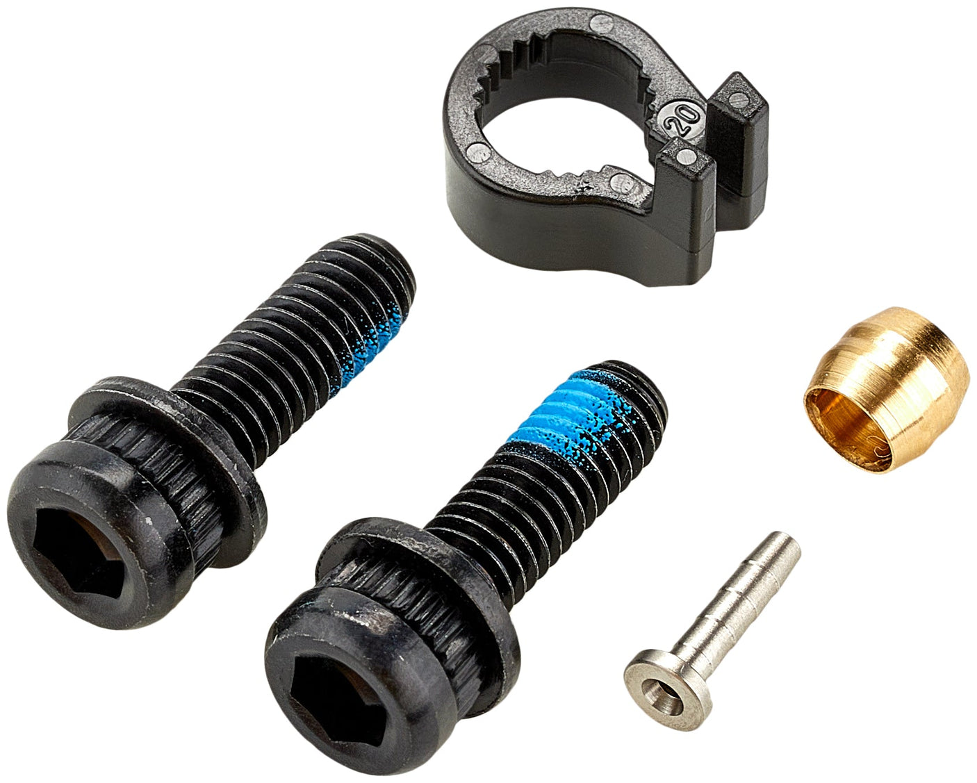Shimano MT401/MT420 schijfrem vooraan zwart