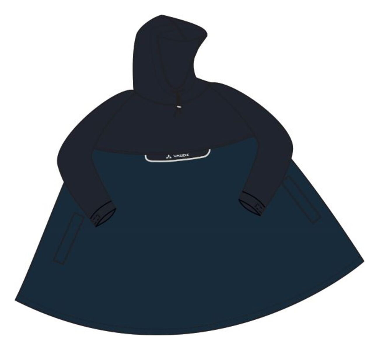 VAUDE Valero Poncho blauw