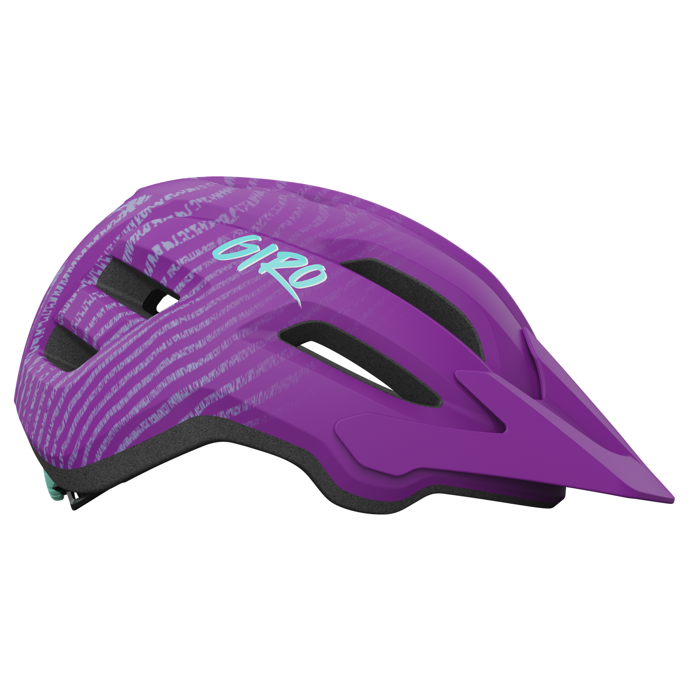 Giro Fixture II Y helm mat paars ripple