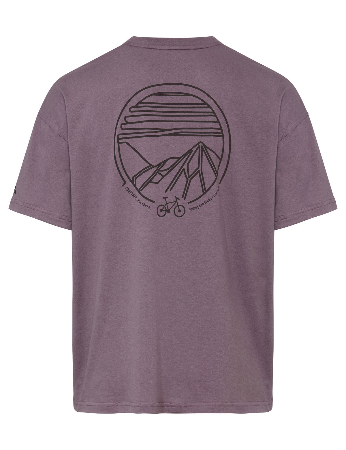 VAUDE Heren Casual Fietsshirt paars as