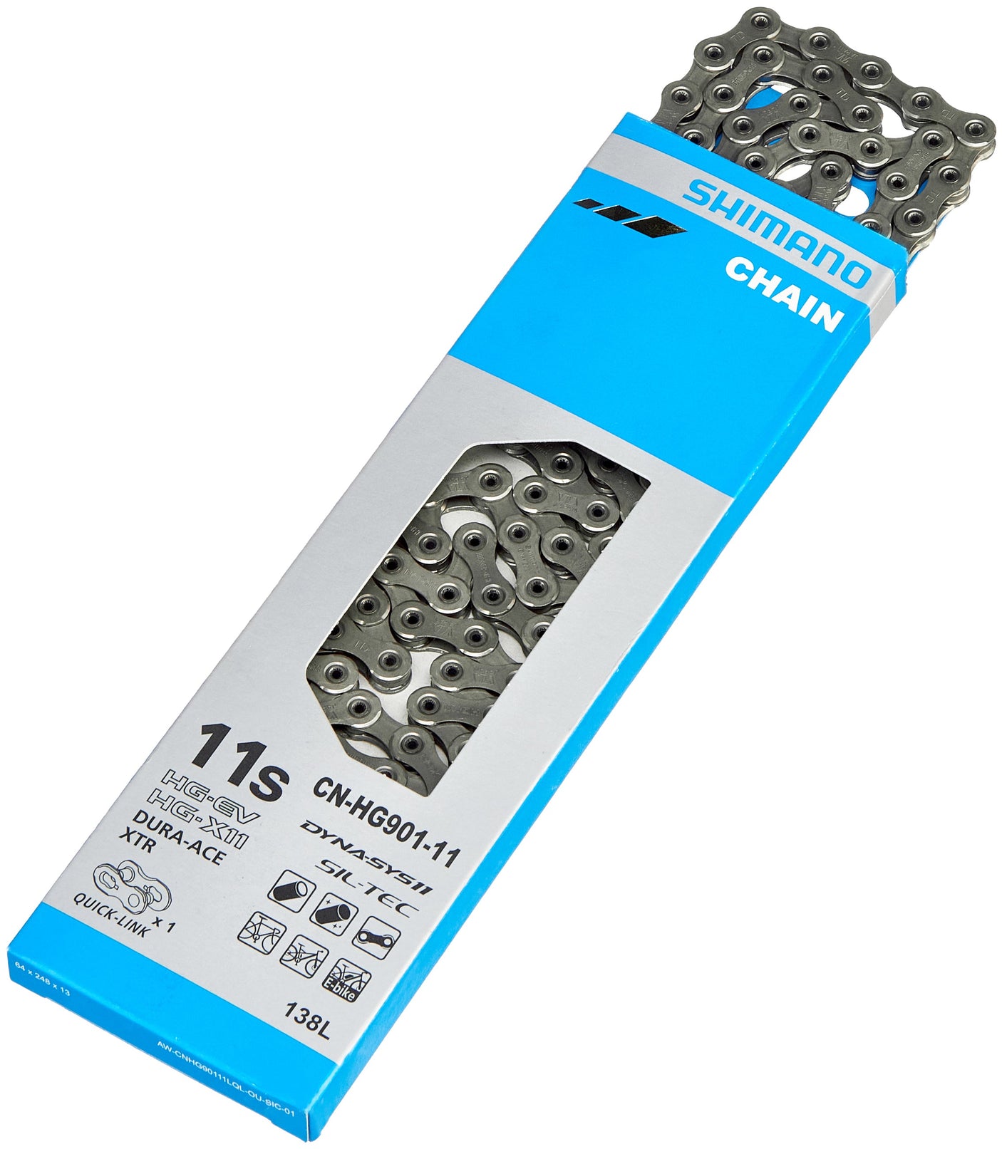 Shimano CN-HG901 Ketting 11-speed inclusief kettingslot