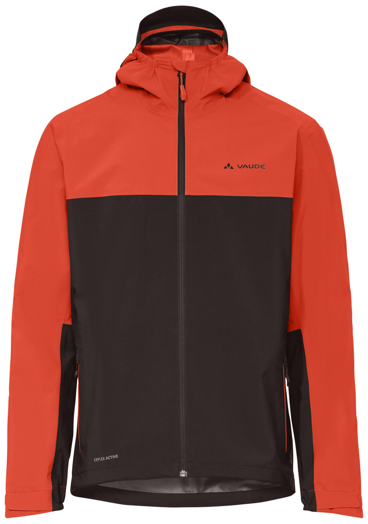 VAUDE Heren Moab Regenjas glowing red/black