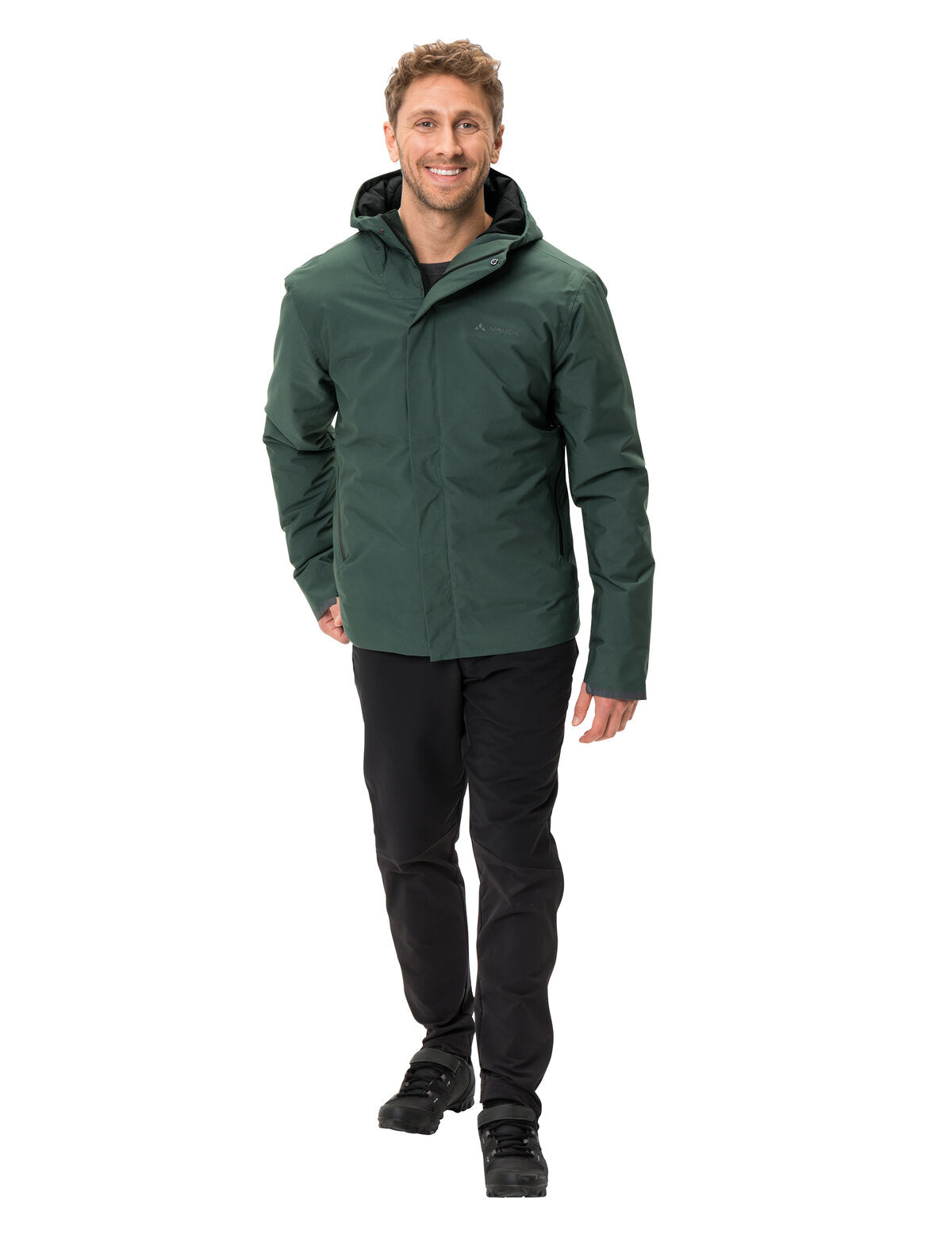 VAUDE Cyclist Warm Rain Jacket heren groen