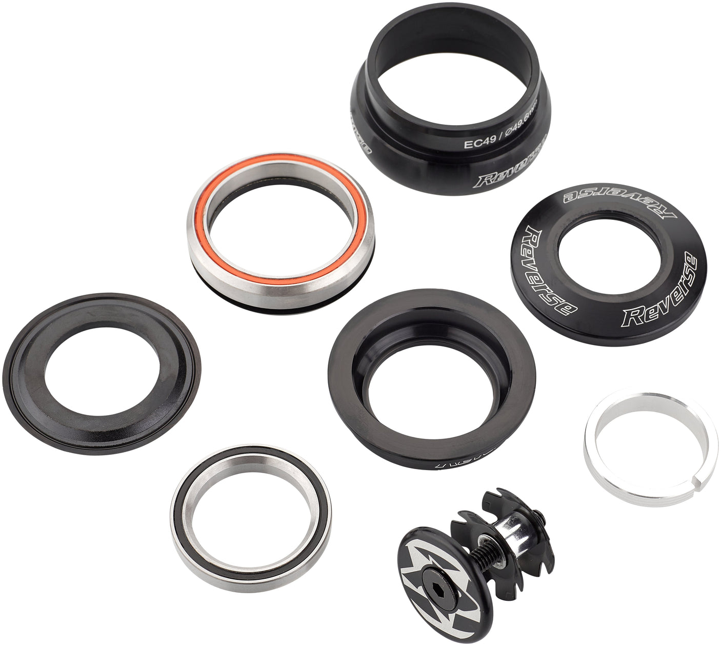 Reverse Base balhoofdstel ZS49/28.6 | ZC49/30+40 zwart