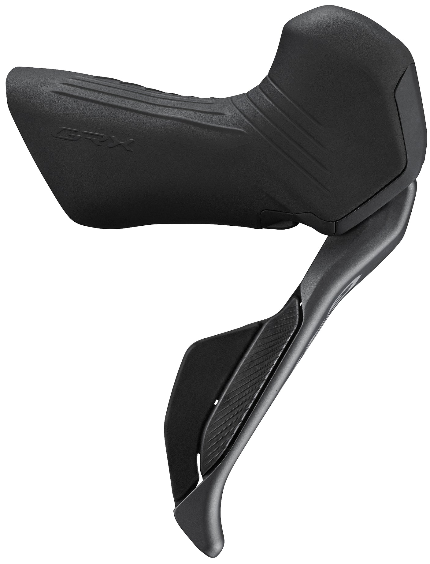 Shimano schijfrem GRX DI2 ST-RX825+BR-RX820,R,12v,H,Jkit D,z.Onz.,Flatm.25mm sokkel,RESIN Ice-T,1700mm BH90-JK-SSR zwart,met pin,1.landgrootte